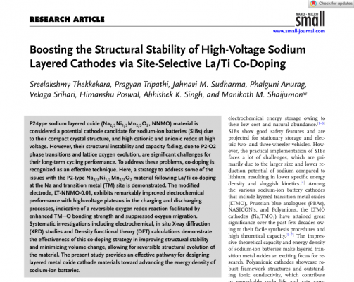 Boosting the Structural Stability of High-Voltage Sodium  Layered Cathodes via Site-Selective La/Ti Co-Doping