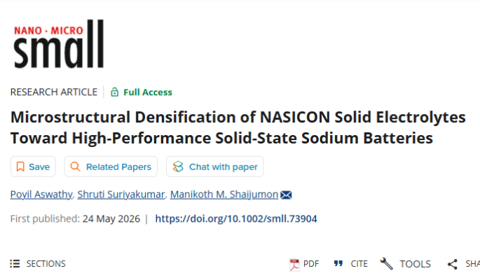 Microstructural Densification of NASICON Solid Electrolytes Toward High-Performance Solid-State Sodium Batteries